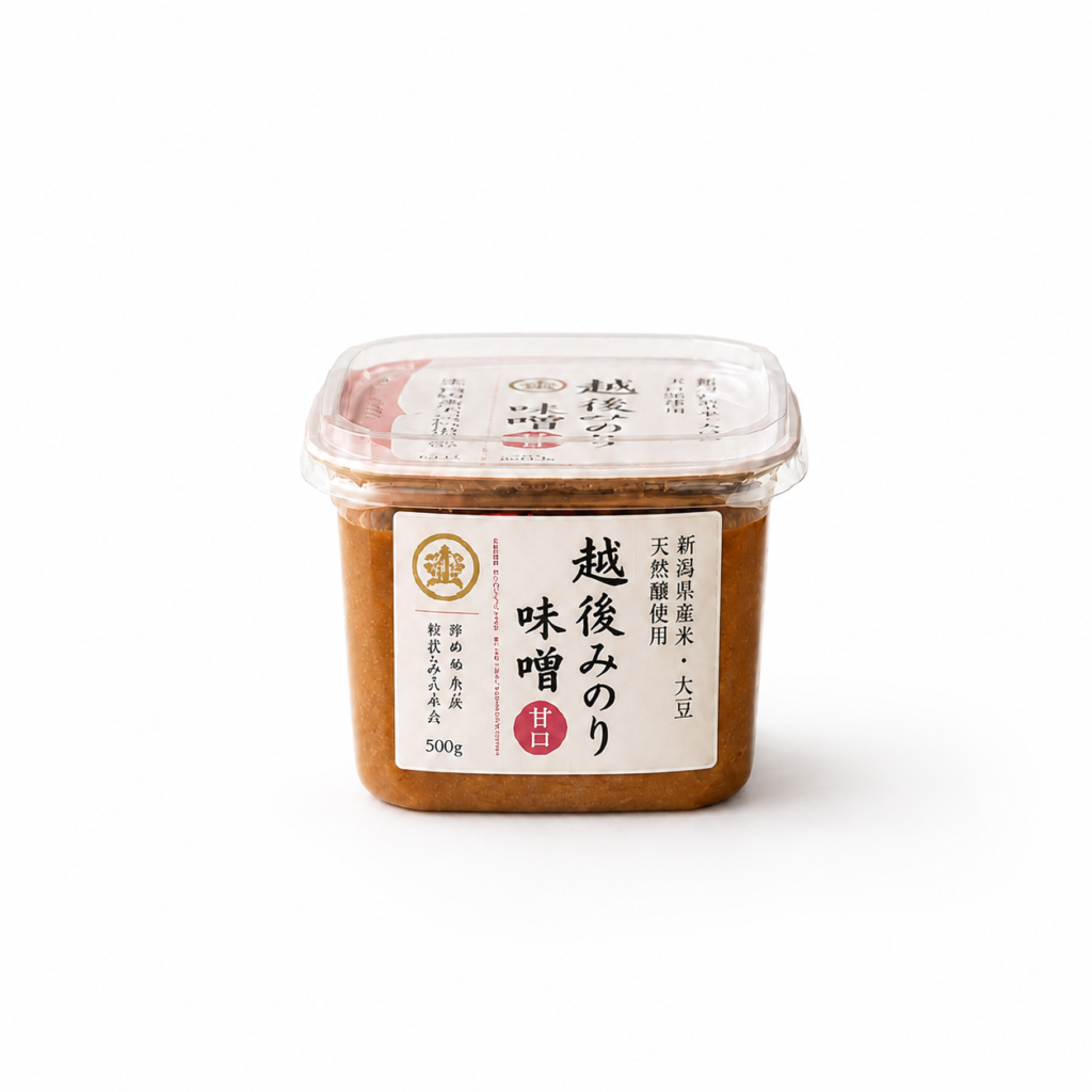 越後みのり味噌 甘口 500g